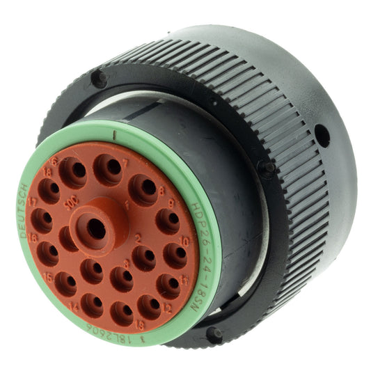 HDP26-24-18SN - DEUTSCH HDP20 18 Way Black Plug Connector Connector DEUTSCH