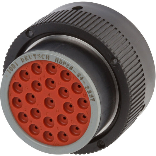 HDP26-24-23ST - DEUTSCH HDP20 23 Way Black Plug Connector Connector DEUTSCH