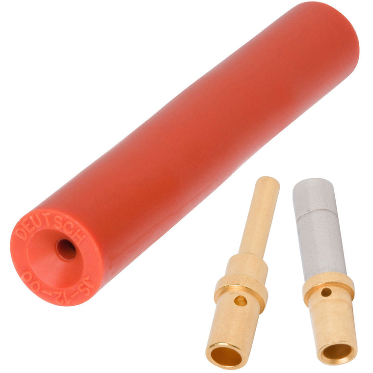 JS1200_14-12G DEUTSCH Jiffy Splice 1 Way Size 12 Splice Kit Mini Kit DEUTSCH 14-12 AWG Gold