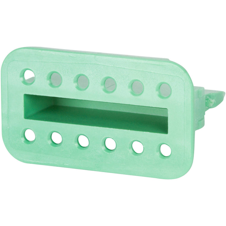 W12S-P012 | Deutsch DT 12 Way Green Plug Wedgelock