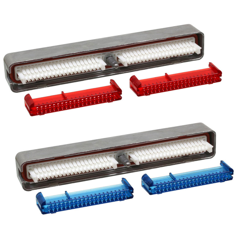 Delphi 80 Way ECM/PCM Computer Connector C1 Blue + C2 Red Kit (No Wire Dress) Mini Kit Aptiv (Delphi)